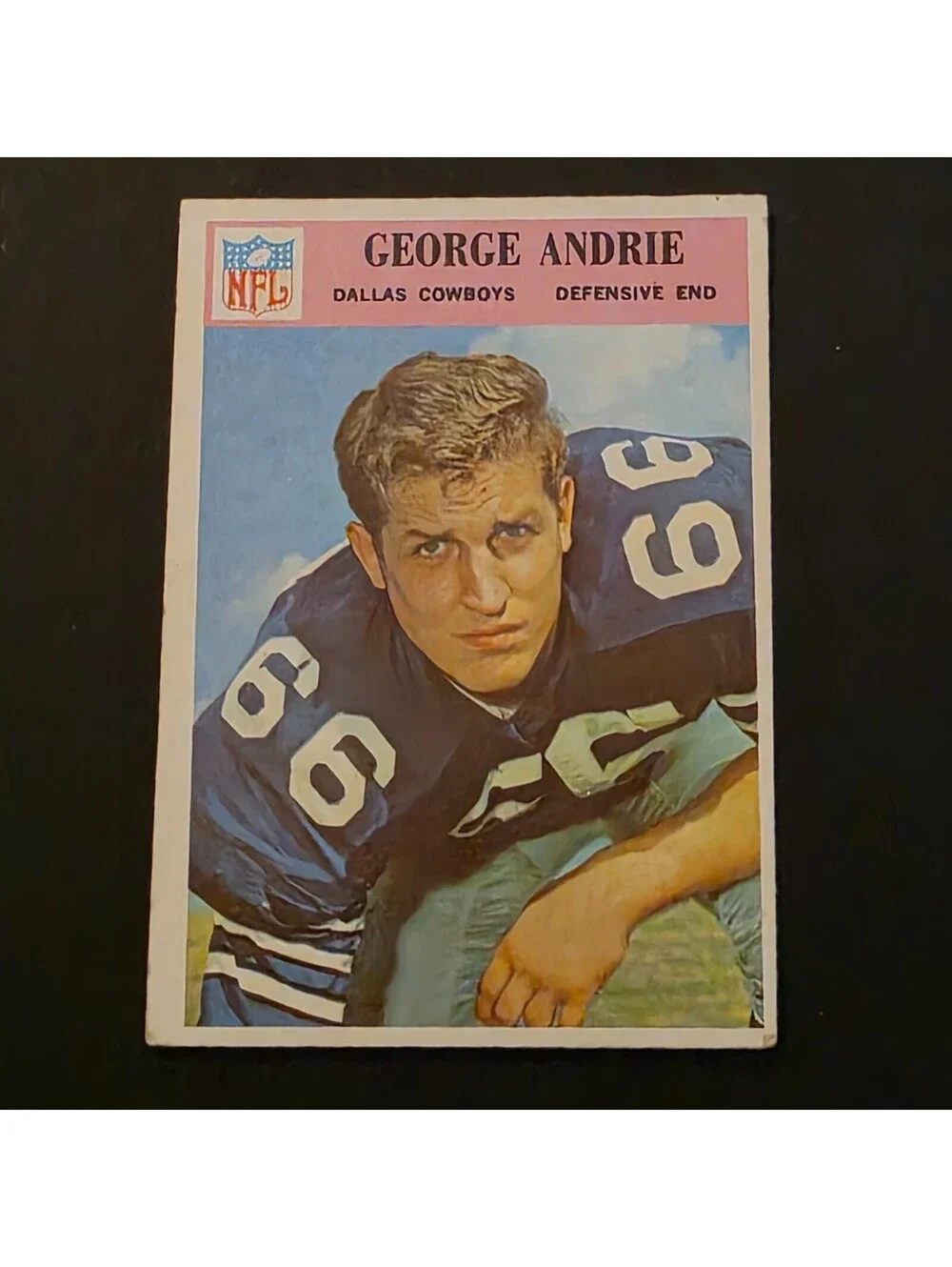 1966 Philadelphia - George Andrie #54 (RC) Dallas Cowboys
